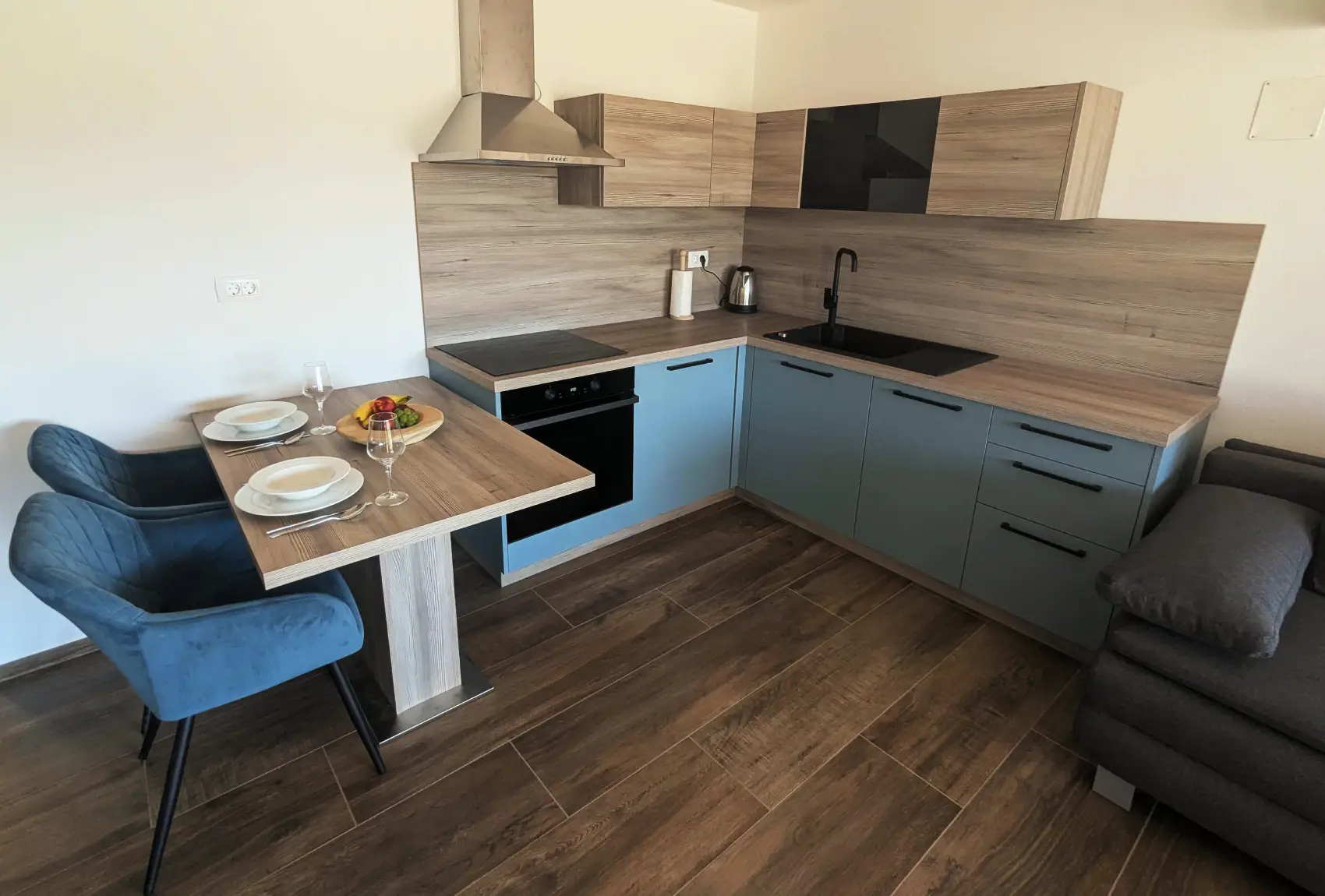 Štuhecova domačija v Prlekiji - Modri apartma- kuhinja